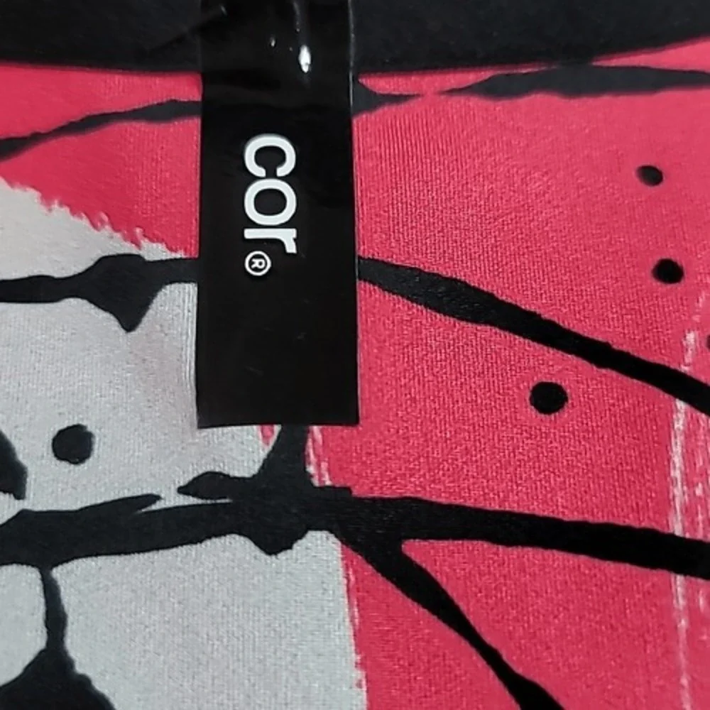 COR Splatter‎ Print Scoop Neck Sports Bra
